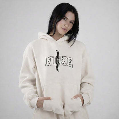 Ghost Embroidered Hoodie