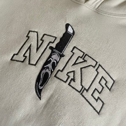 Ghost Embroidered Hoodie